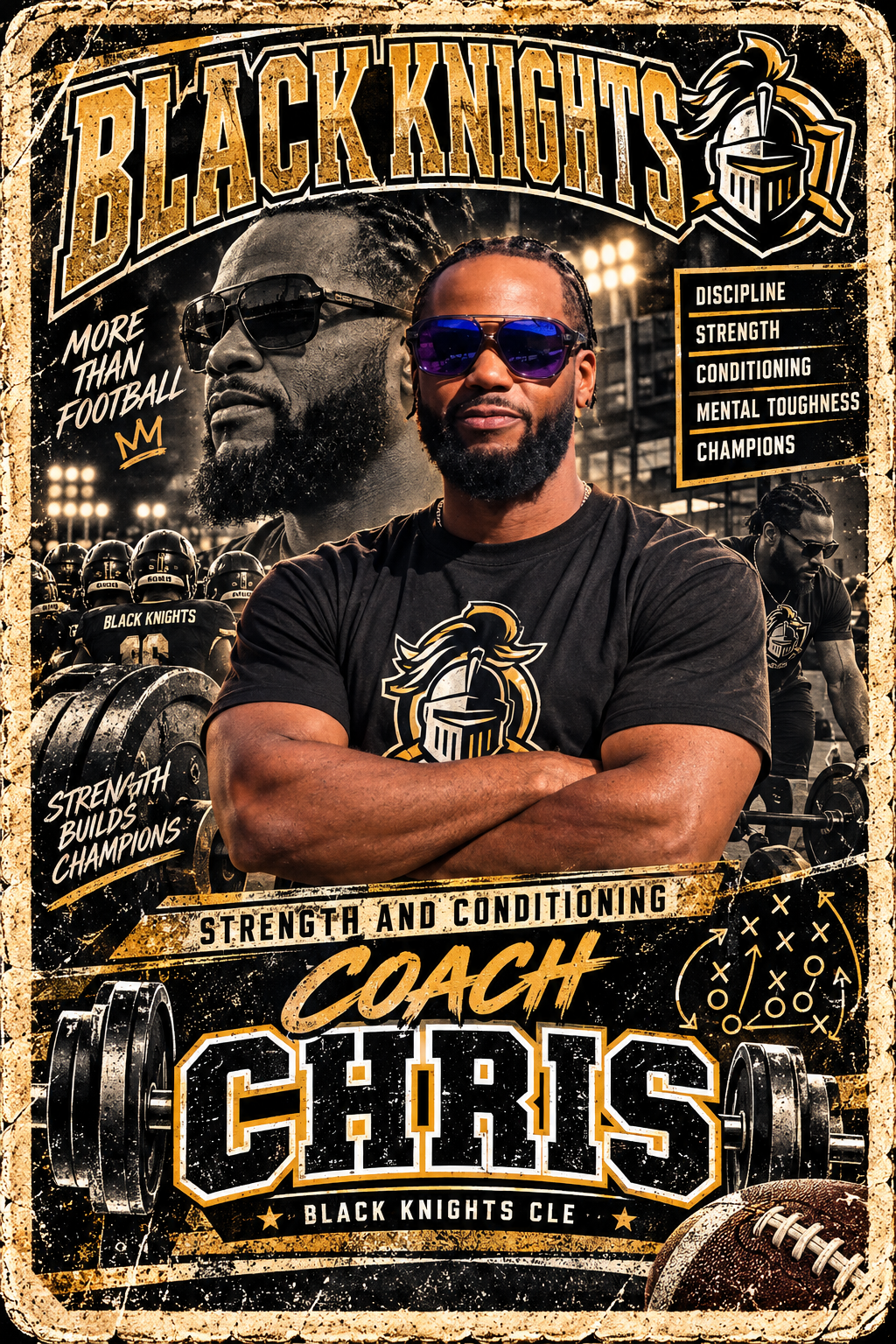 Christopher Gatson, Cleveland Black Knights strength and conditioning coach